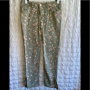 CHEROKEE SUPER skinny floral jeans